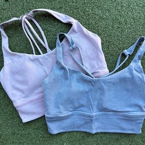 Lululemon Free to Be Stone Wash Sports Bra Bundle / Size 6